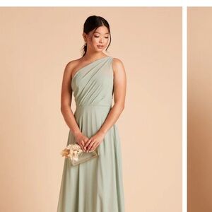 Sage green bridesmaid dress. Size child XL